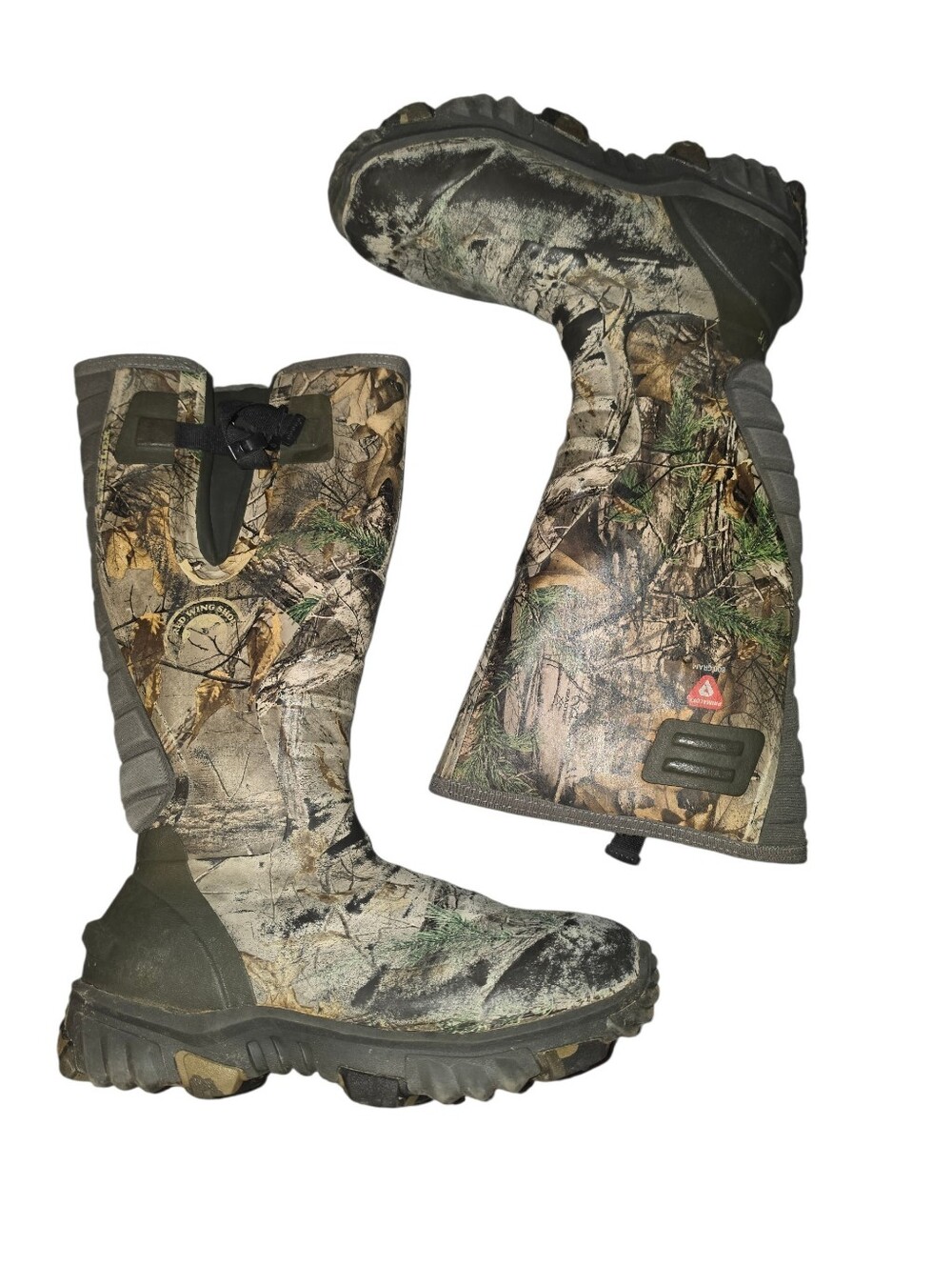 7/7/2. Mens Irish Setter Realtree Camouflage Hunting Boots - Green, Brown, Black